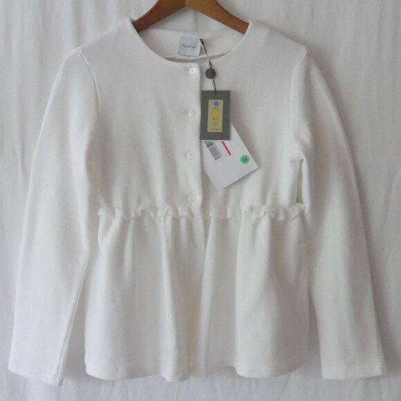 NWT Le Petit Coco Girls 14 Sweatshirt Cardigan - Picture 1 of 16